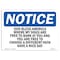 Signmission OSHA Notice, 5" Height, God Bless America Where My Dogs Are Free Sign, 7" X 5", Landscape OS-NS-D-57-L-13142 - alternate 1